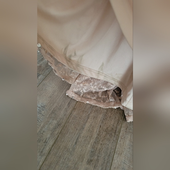 NWT Adrianna Papell Womens Short-Sleeve All Over Sequin Gown, SZ 12 - Picture 10 of 10